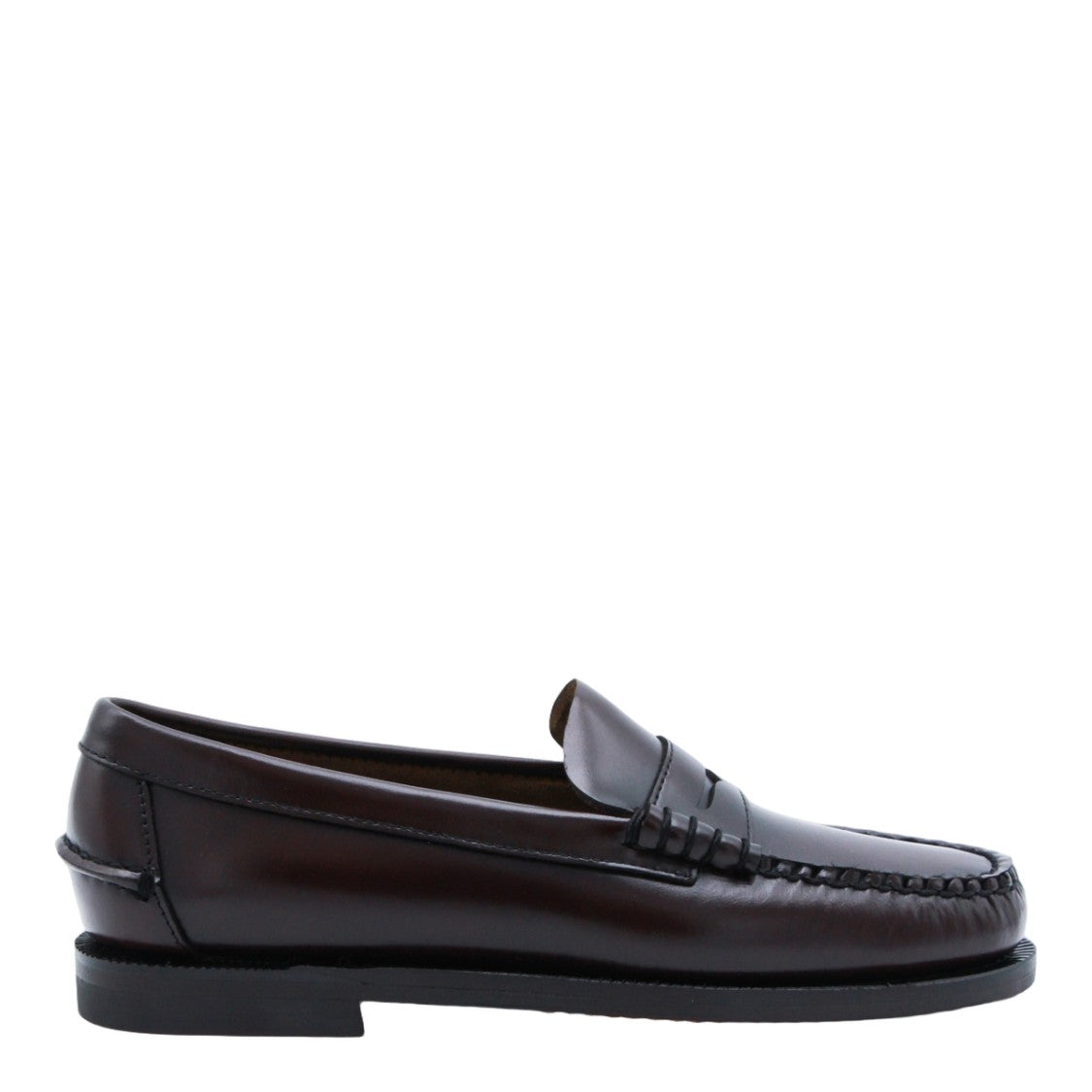 Sebago Polished Leather Loafer Flats
