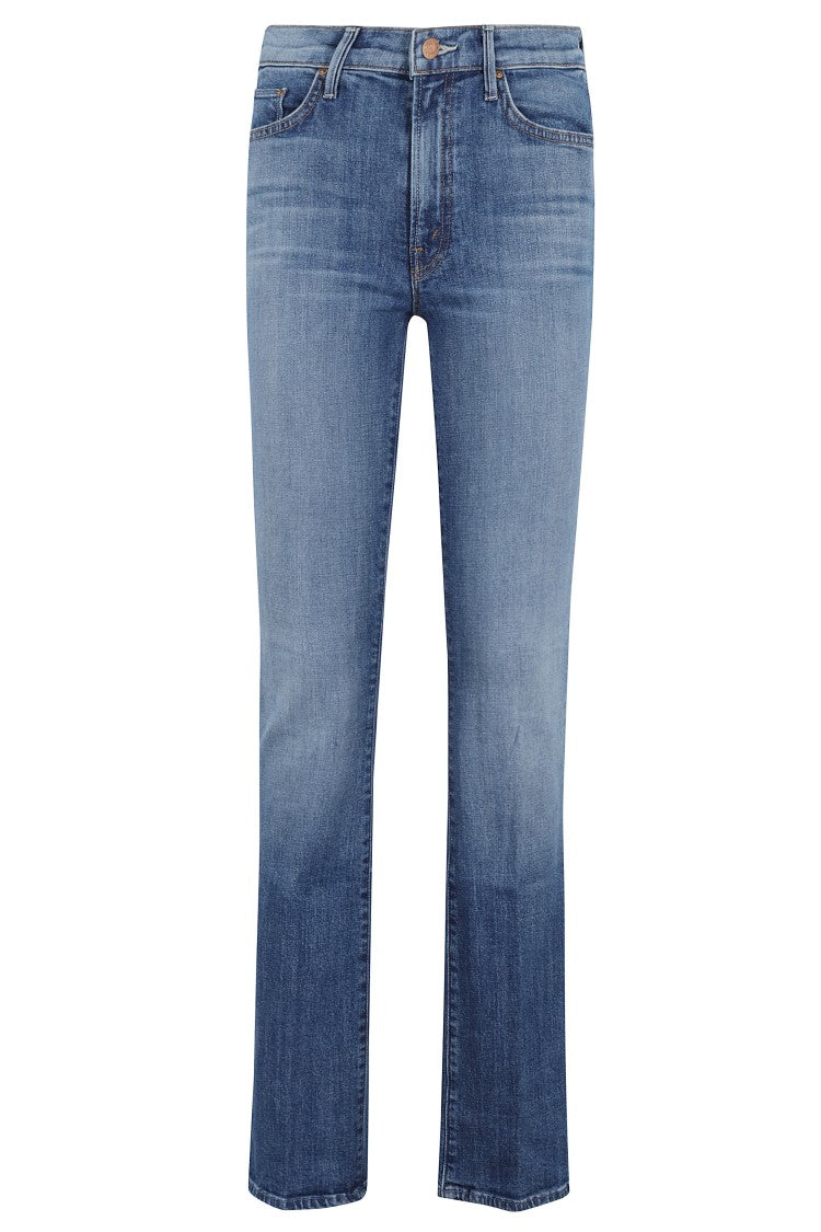 Mother The Insider Sneak High-Waisted Slim-Fit Jeans