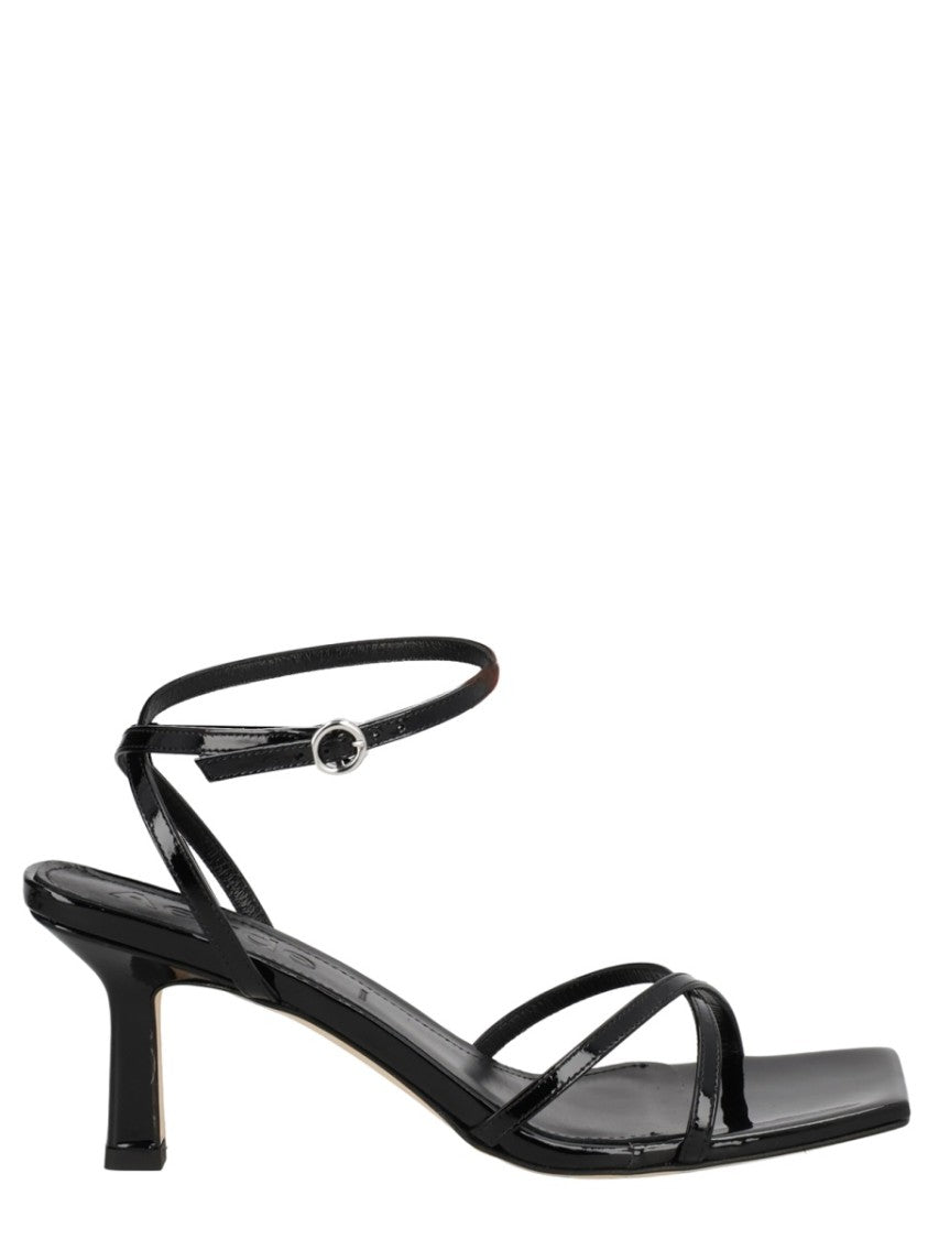 Aeydē Edith Thin Straps Flared Sandals