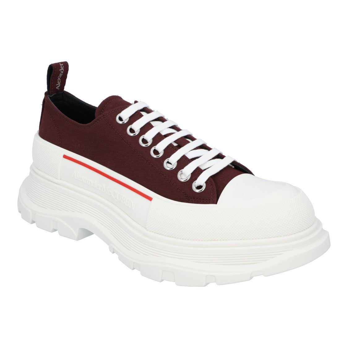 Alexander Mcqueen Tread Sneaker 'Burgundy White'