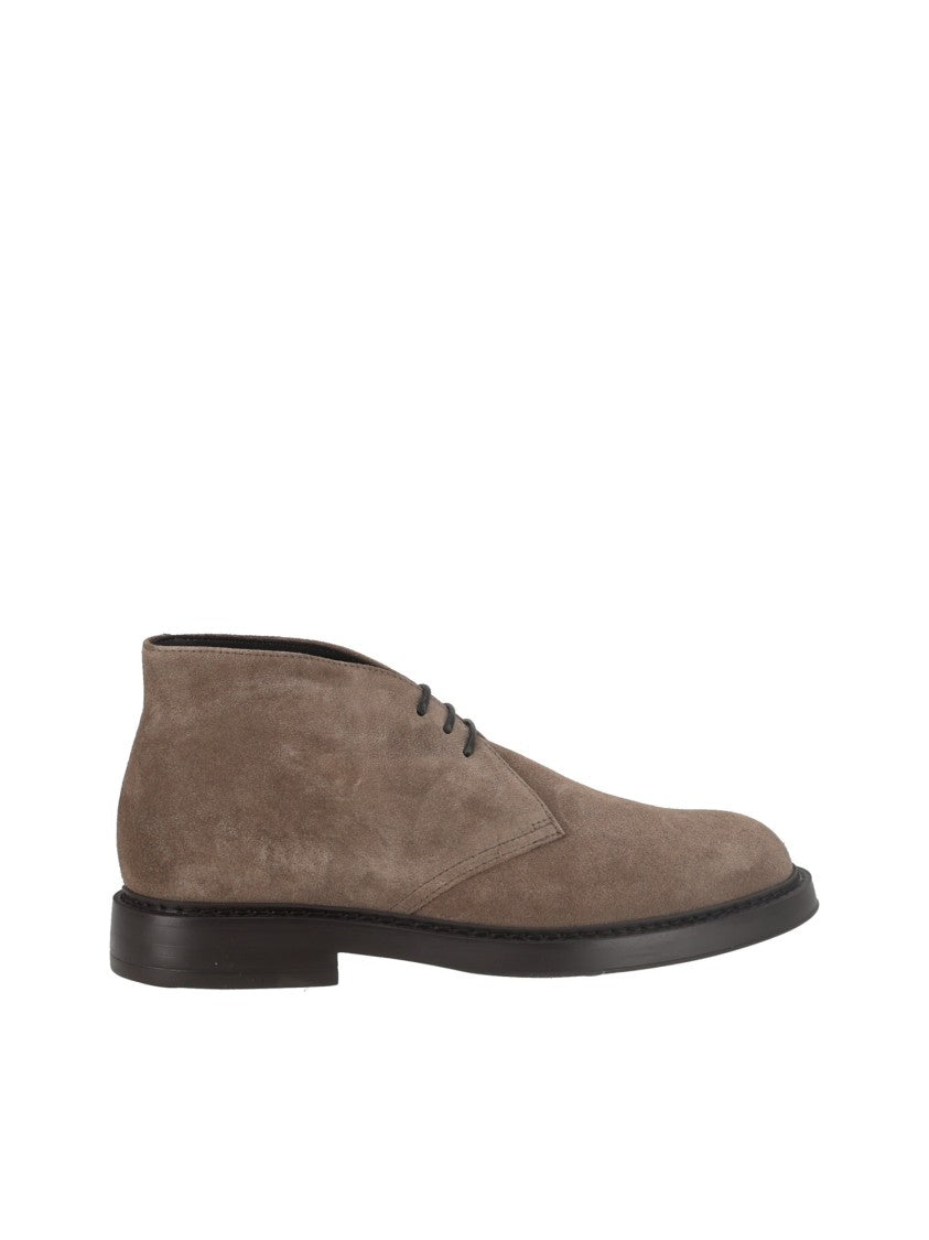 Doucal's Crete Brown Mink Suede Chukka Boots