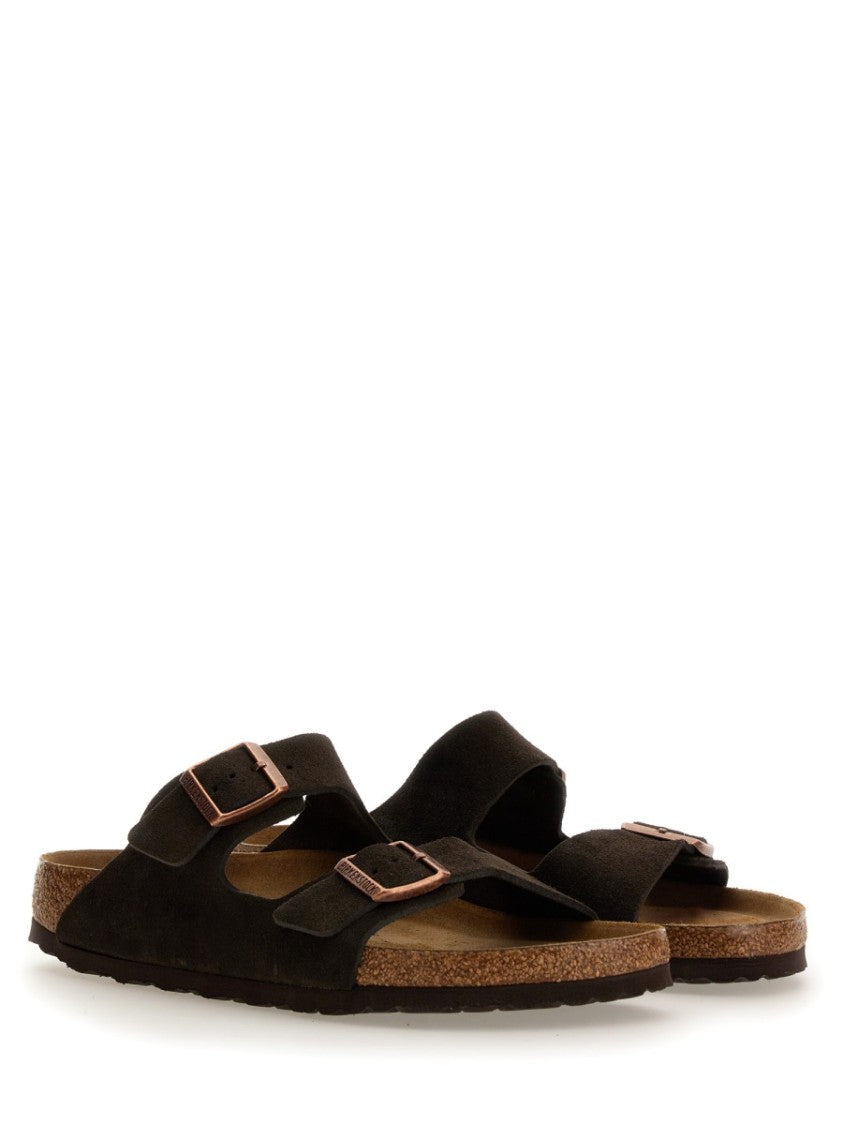 Birkenstock Arizona Leather Buckle Backless Sandals