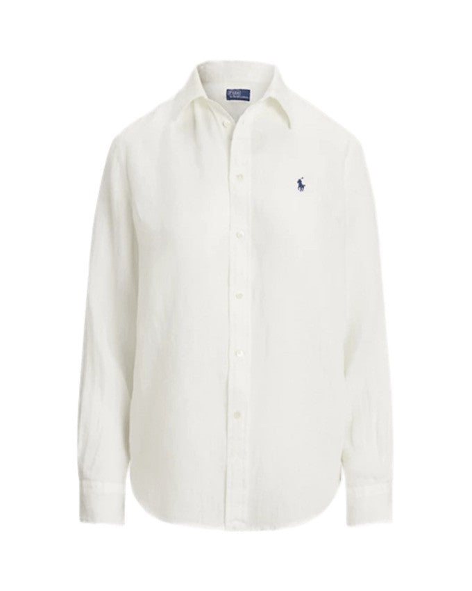 Polo Ralph Lauren White Linen Shirt
