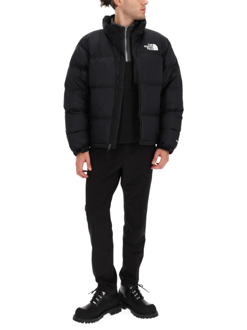 The North Face Boxy Cropped Puffer Jacket With High Collar And Adjustable Cuffs