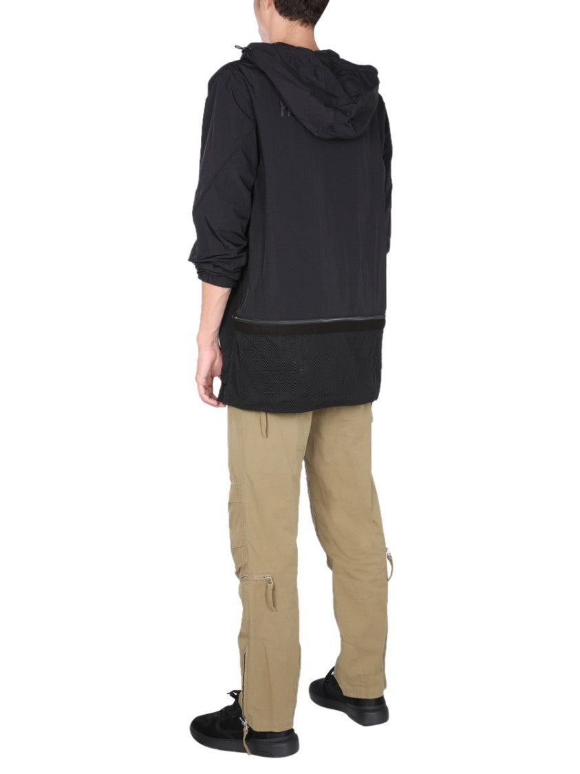 Helmut Lang Black Lightweight Nylon Windbreaker