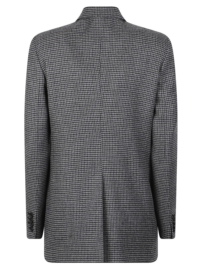 Tagliatore Jasmine Double-Breasted Houndstooth Wool Jacket