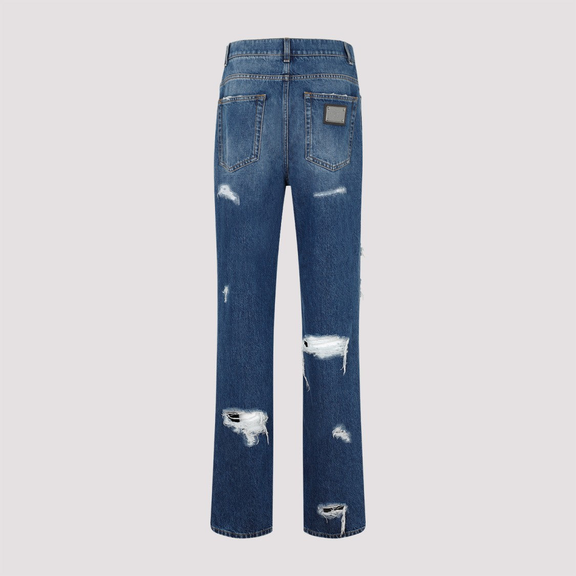 Dolce & Gabbana Blue Cotton Jeans