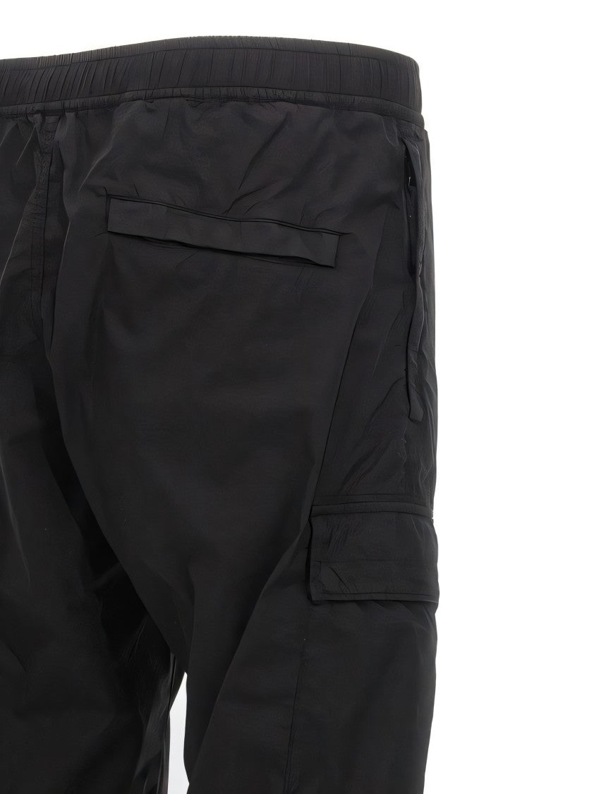 Stone Island Relaxed Fit Cargo Pants With Elastic Waistband