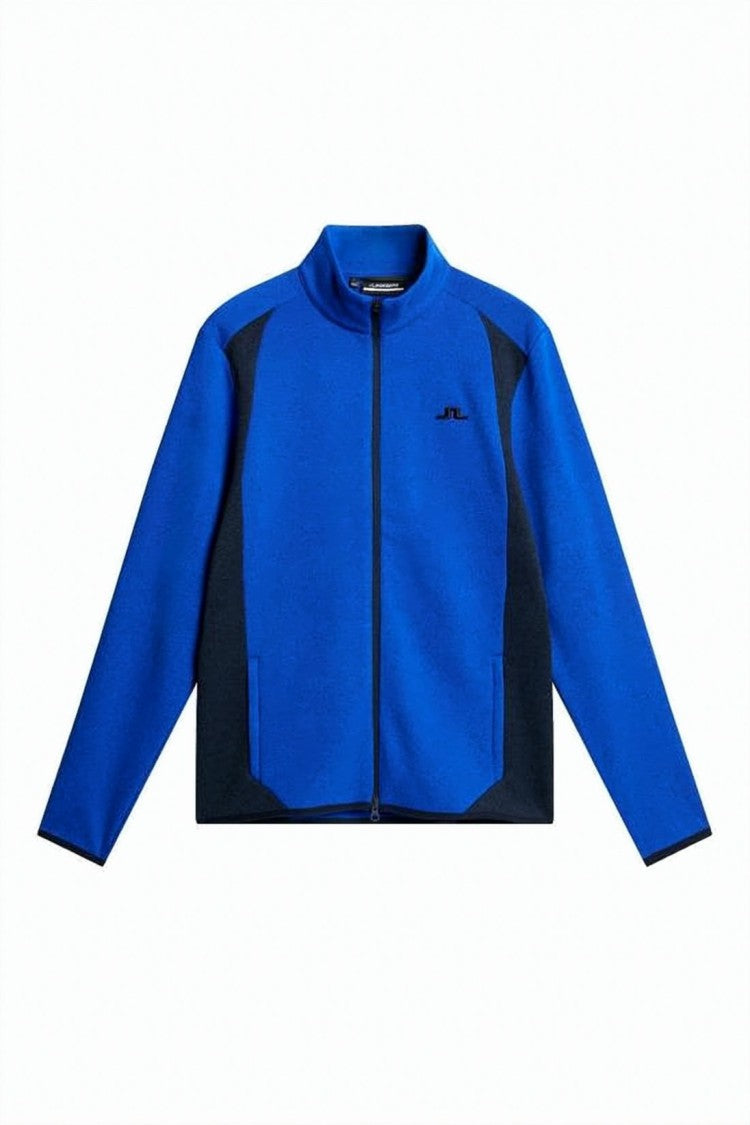 J Lindeberg Sporty Zip-Up Jacket With Contrasting Side Panels