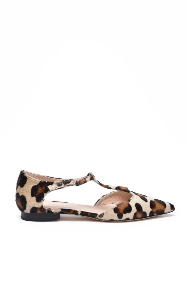 P.A.R.O.S.H. Pony Hair Ballerina - Beige