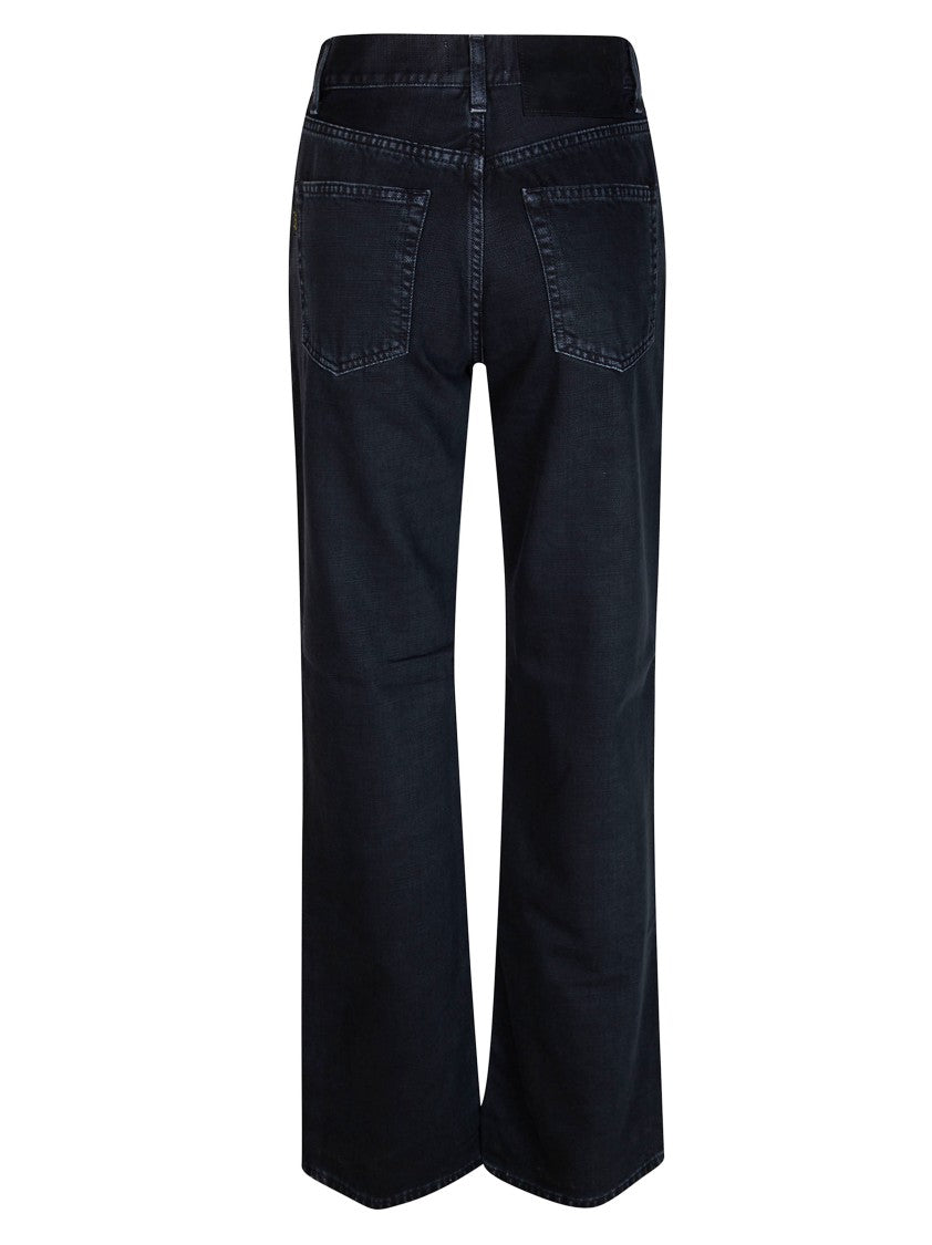 Haikure Black Cotton Dark Wash Jeans