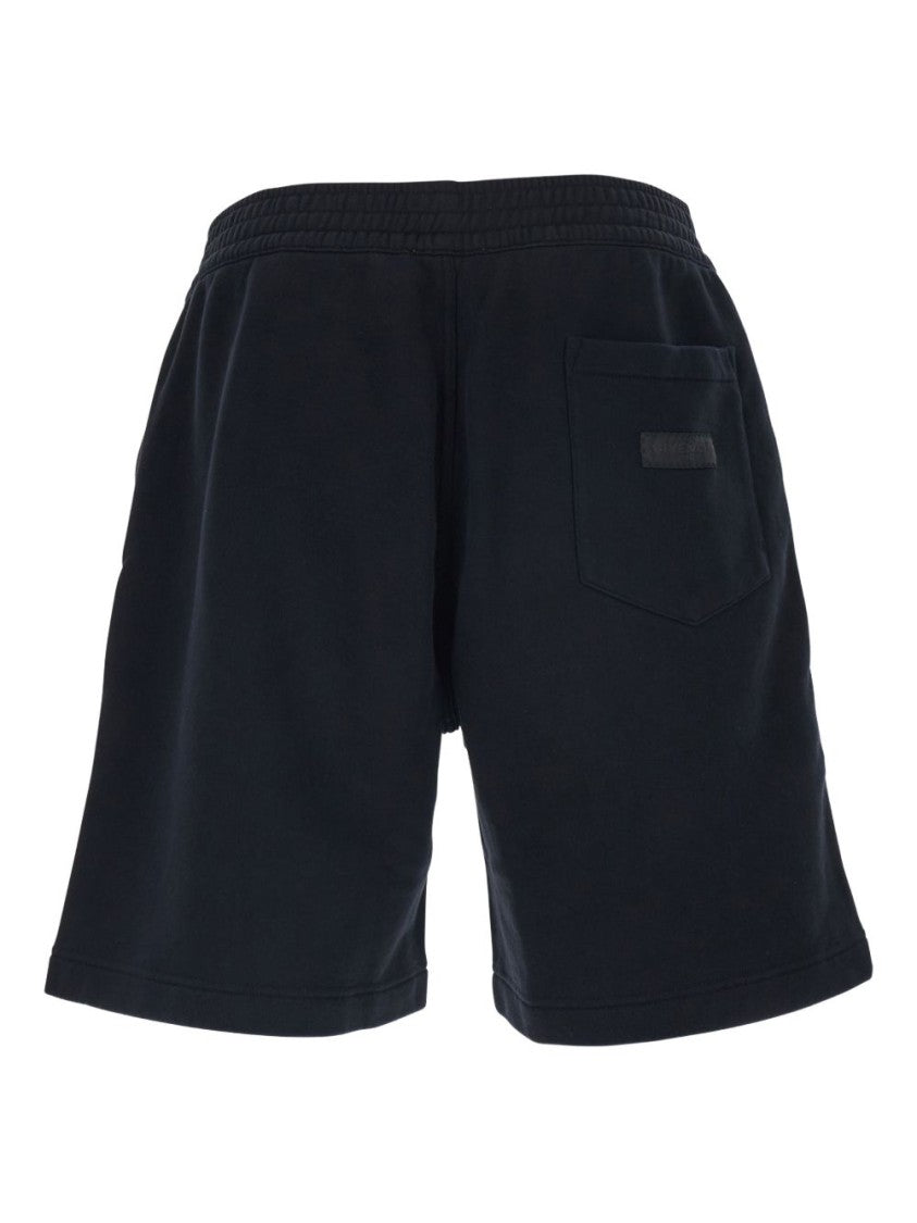 Givenchy Versatile Black Shorts With Elasticated Waistband And Functional Pocket