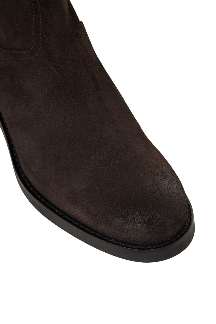 Curiosite Curiosite Ankle Boots In Luxurious Suede
