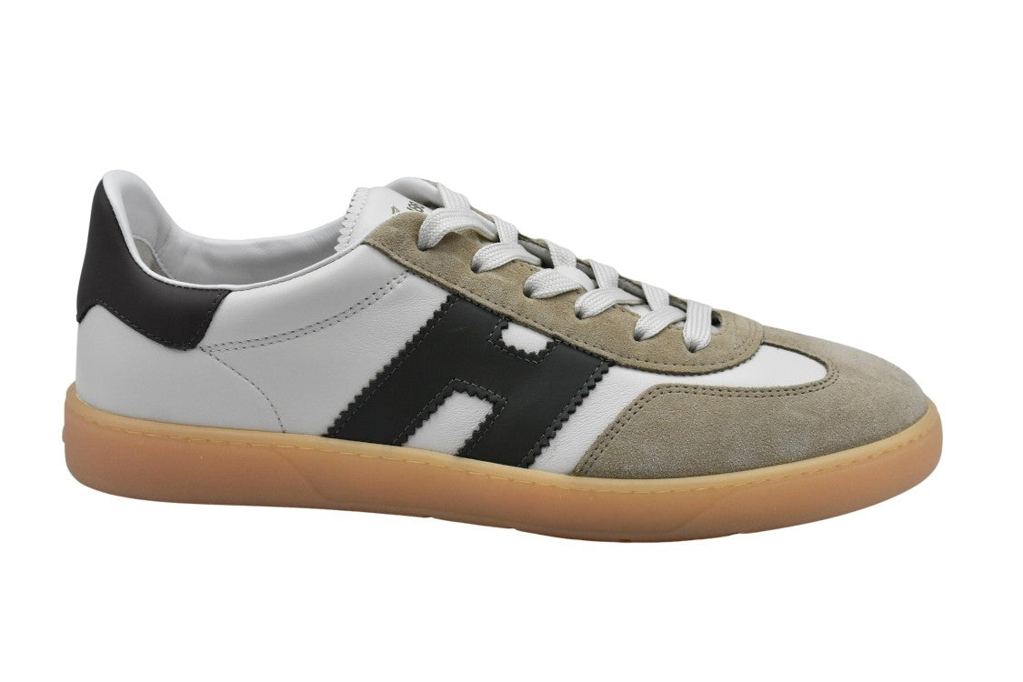 Hogan Laced Sneakers With Smooth And Suede Textures