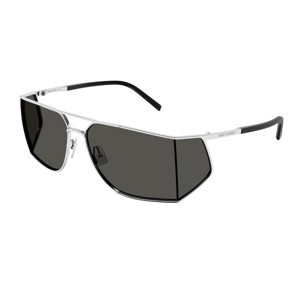 Saint Laurent Sl 750 Linea Sl Logo Rectangular Shield Sunglasses