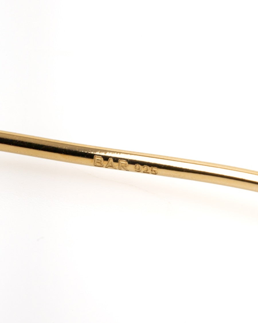 Bar Jewellery Dancing Lines Choker – Gold-Plated Silver