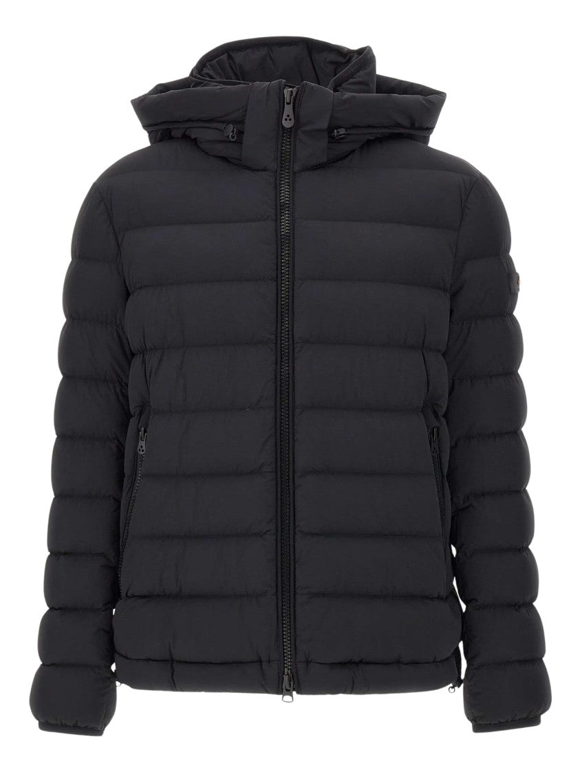 Peuterey Quilted Down Jacket With Hood And Zippered Pockets