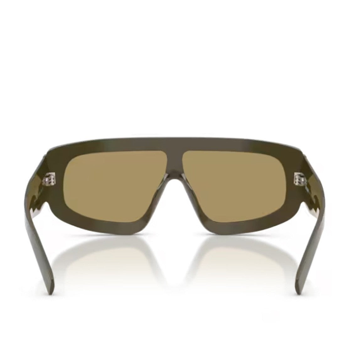 Prada Green Pr D10s Oversized Geometric Sunglasses