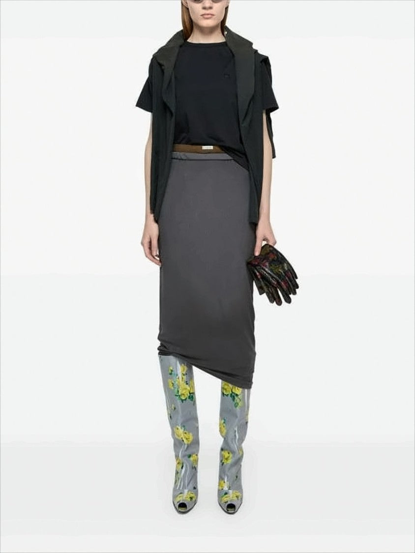 Acne Studios Short-Sleeved T-Shirt With Minimalistic Face Design