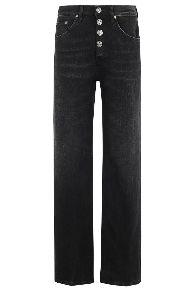 Dondup Loose Fit Black Jacklyn Jeans