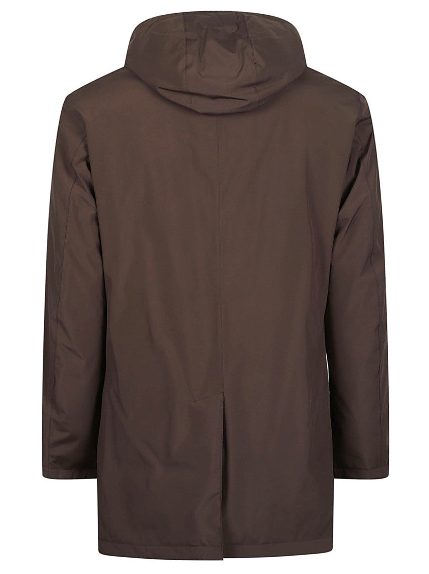 Herno Concealed-Closure Medium Down Jacket
