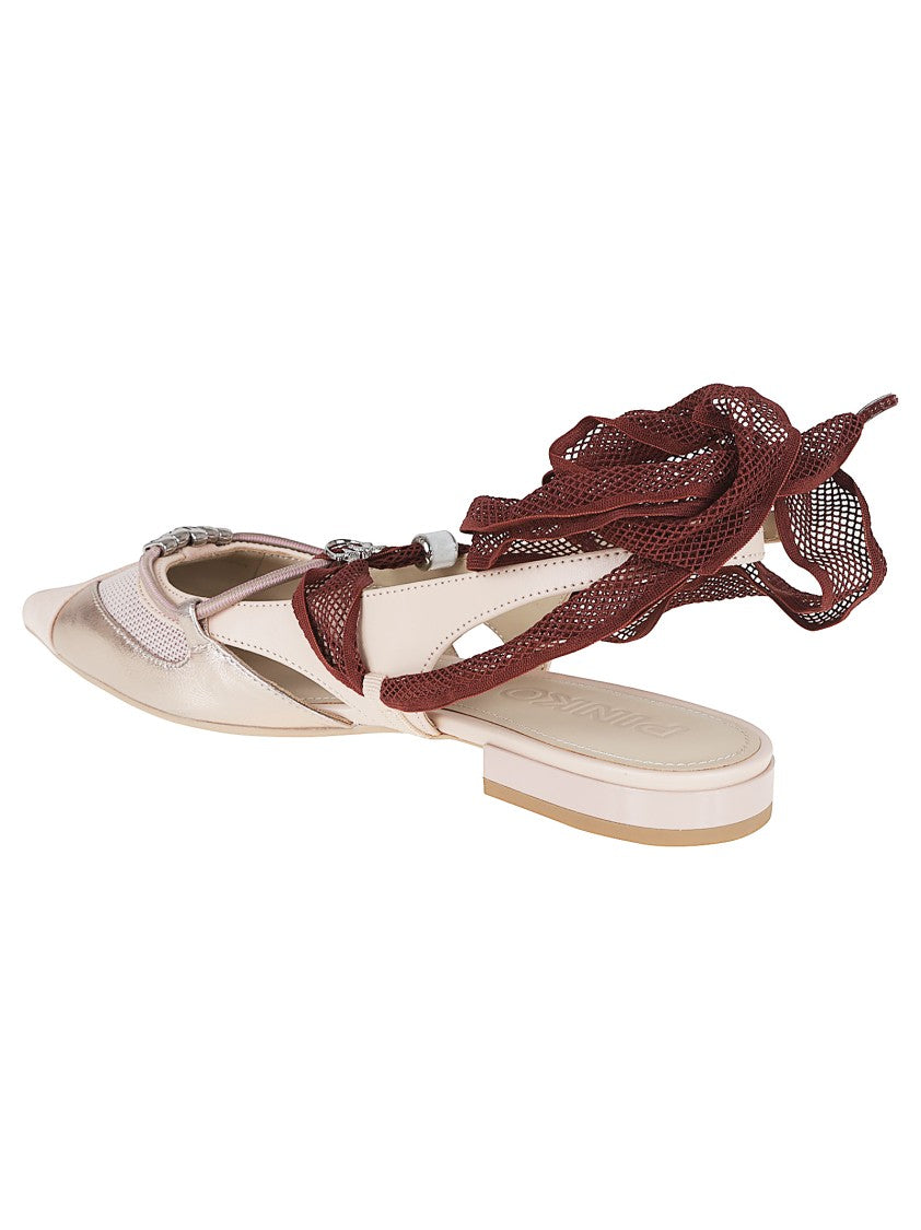 Pinko Pointed Toe Ballerina Flats