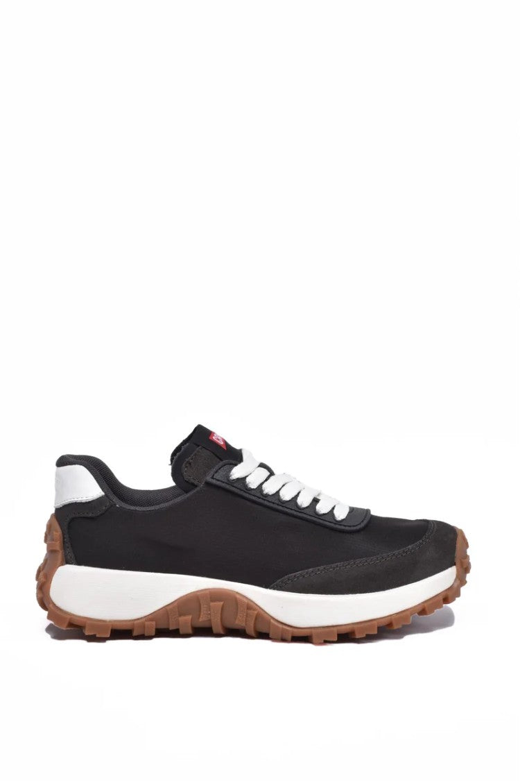 Camper Black Patchwork Leather Sneakers