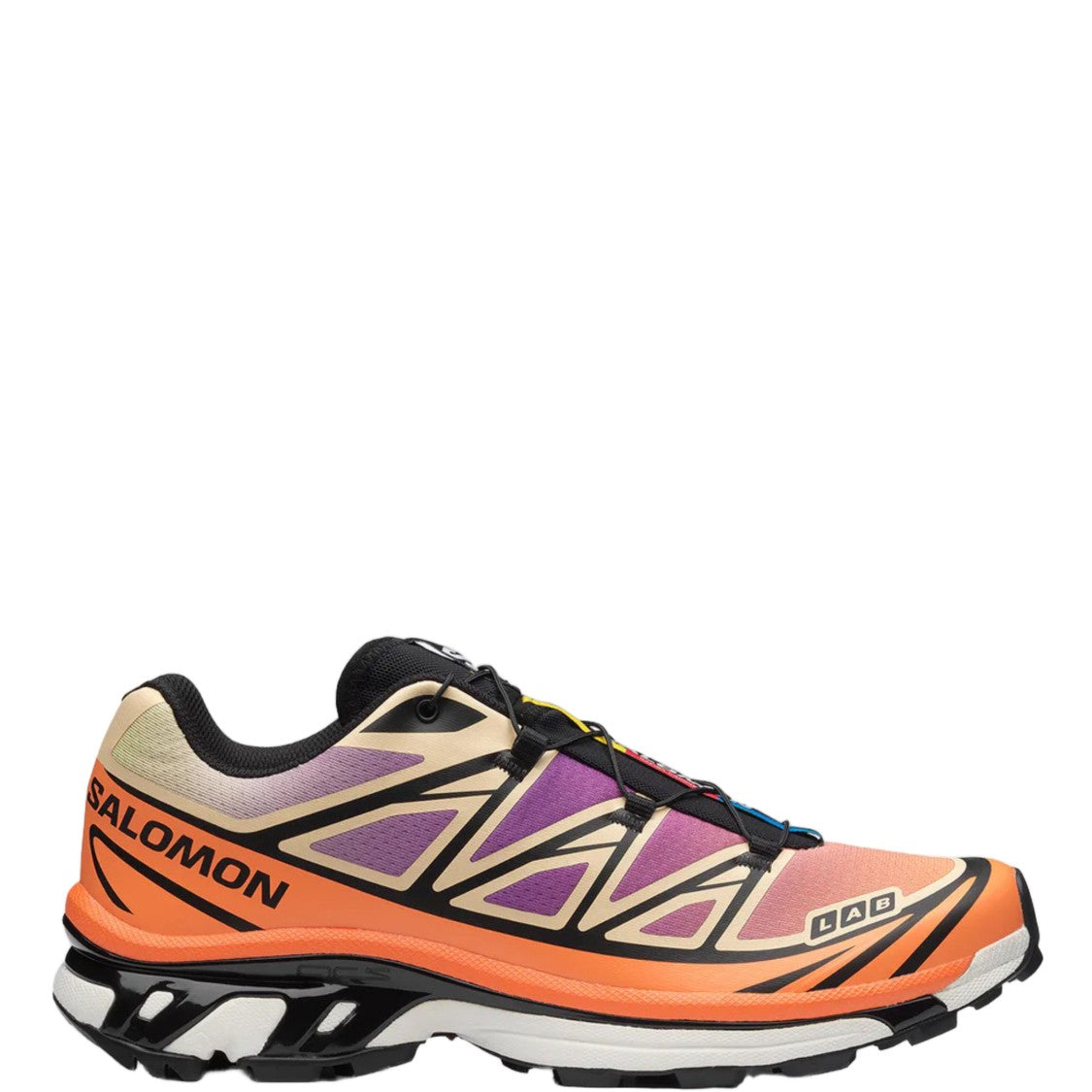 Salomon Multi-Colored Mesh Xt-6 Sneakers With Drawstring Closure