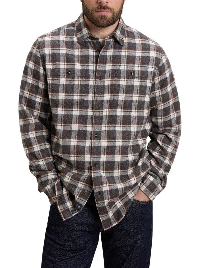 Woolrich Warren Checked Cotton Flannel Shirt