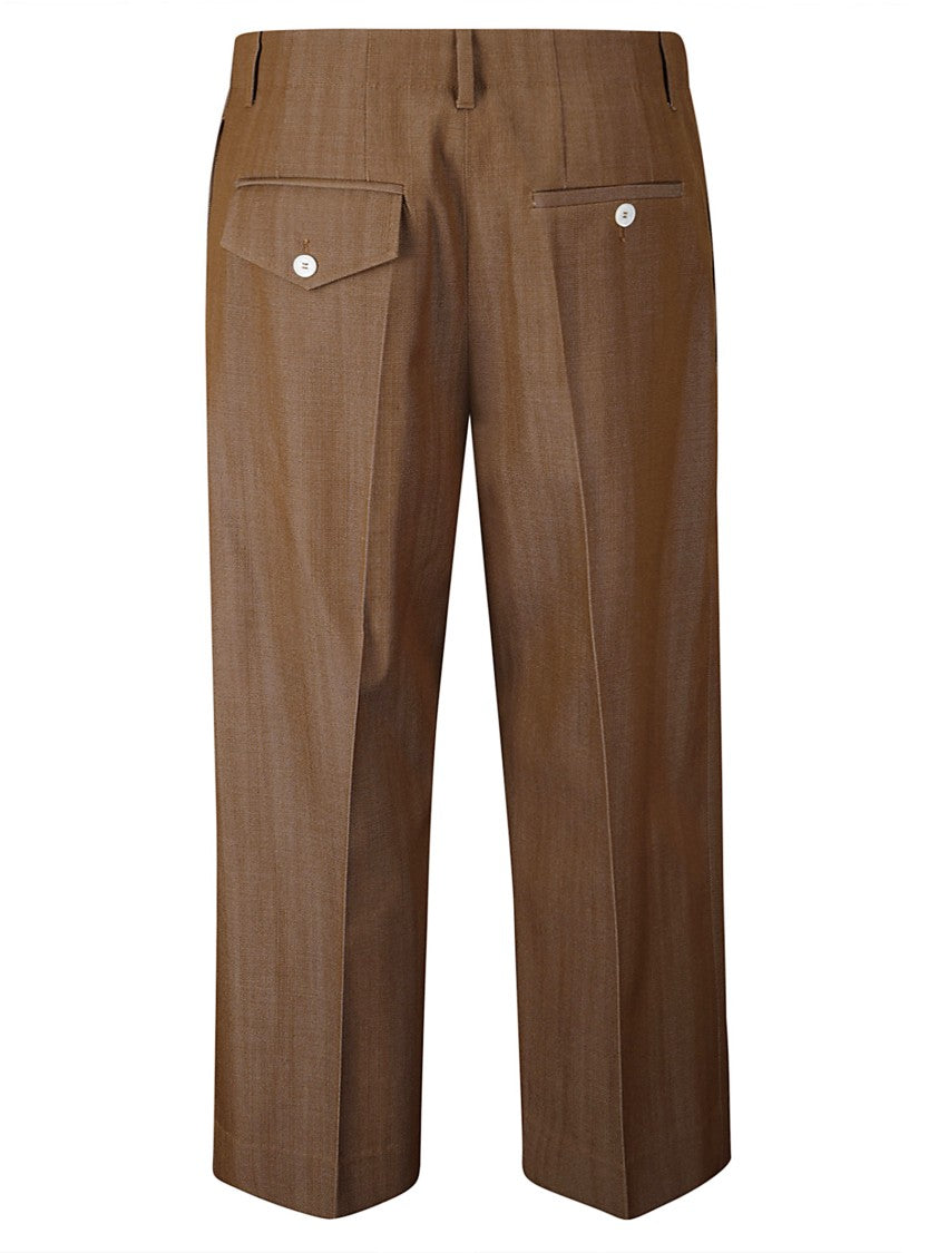Setchu High-Waisted Virgin Wool Trousers