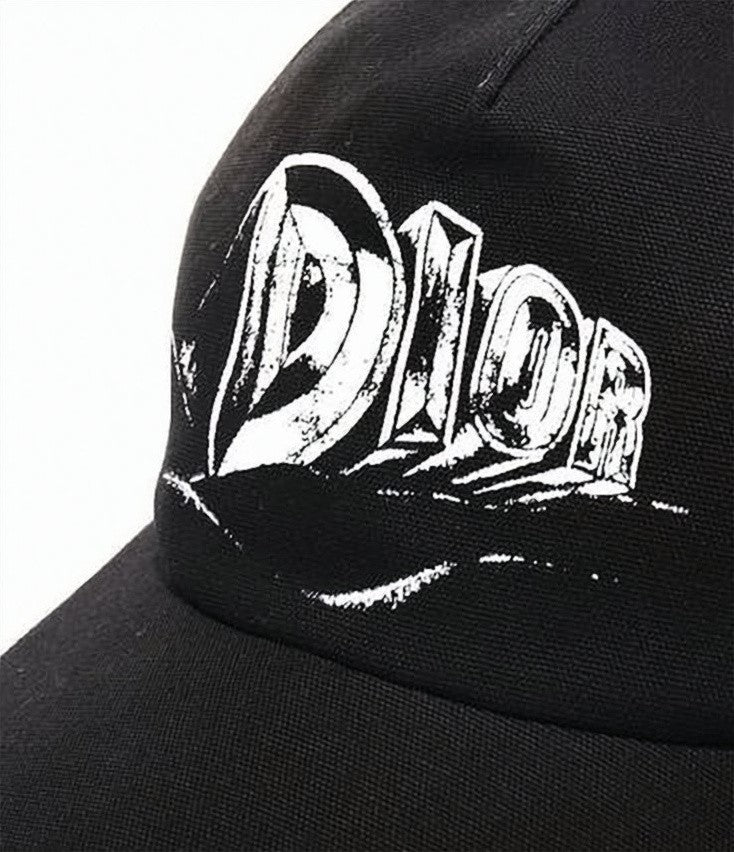 Christian Dior Black Cotton Baseball Cap