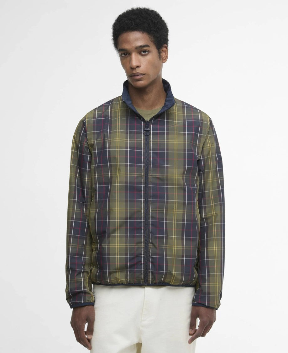 Barbour Navy Blue Reversible Polyamide Jacket
