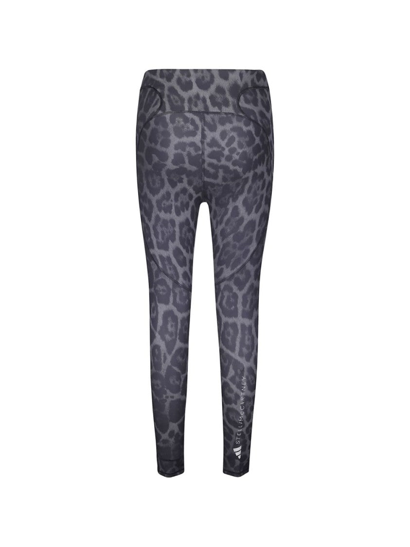 Adidas By Stella Mccartney Leopard Print High-Waisted Fitted Leggings