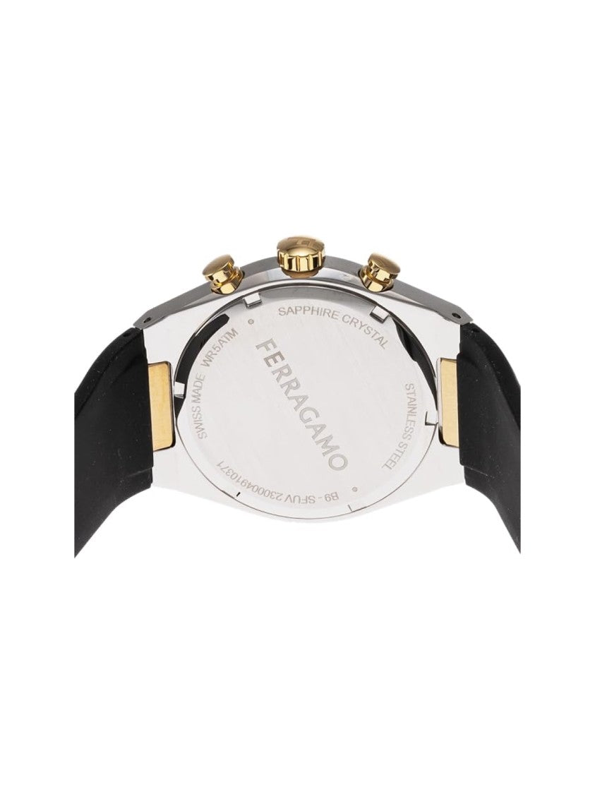 Ferragamo Tonneau 42Mm Chronograph Watch