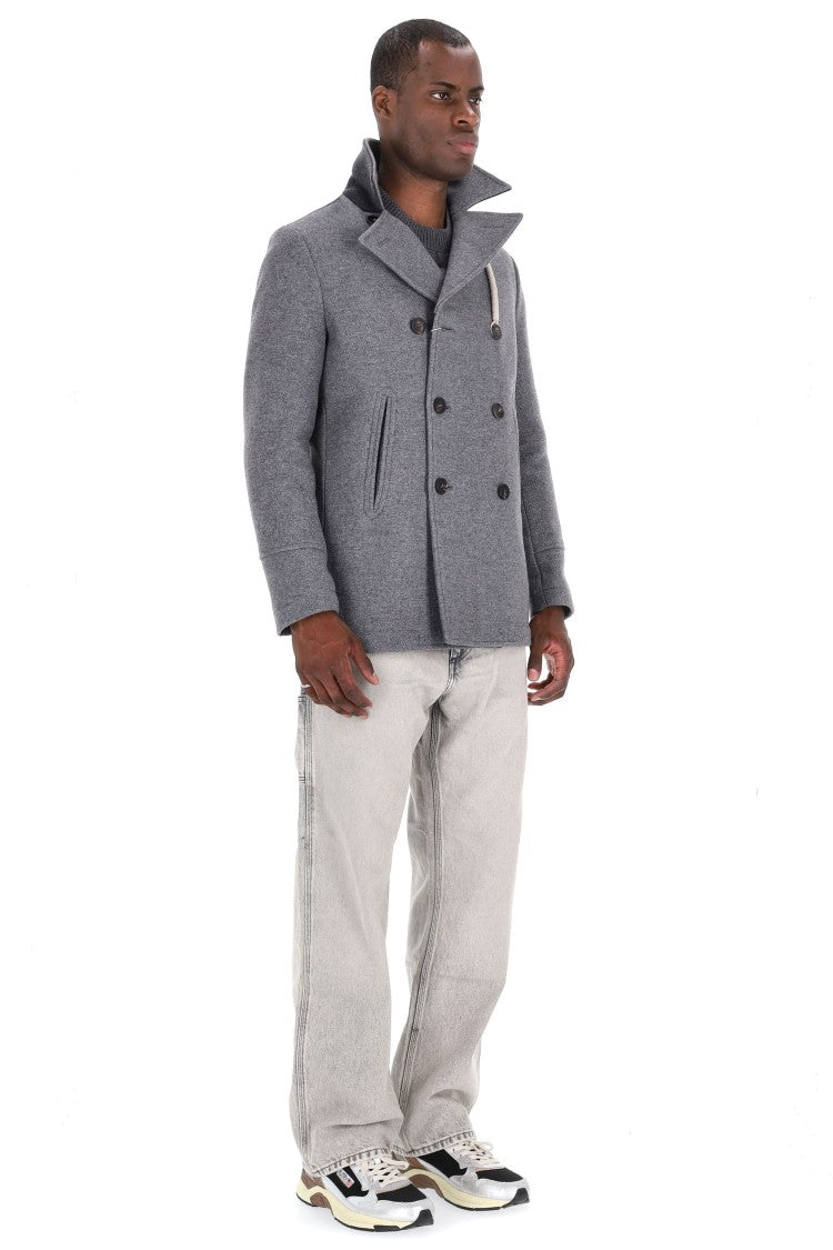 Camplin Island Water-Resistant Wool Peacoat