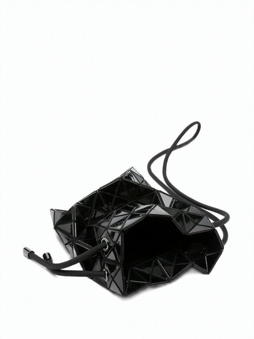 Baobao Geometric Triangular Pattern Bucket Bag