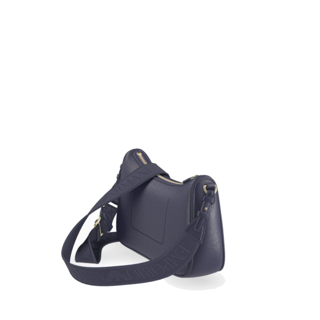 Emporio Armani Textured Leather Shoulder Bag