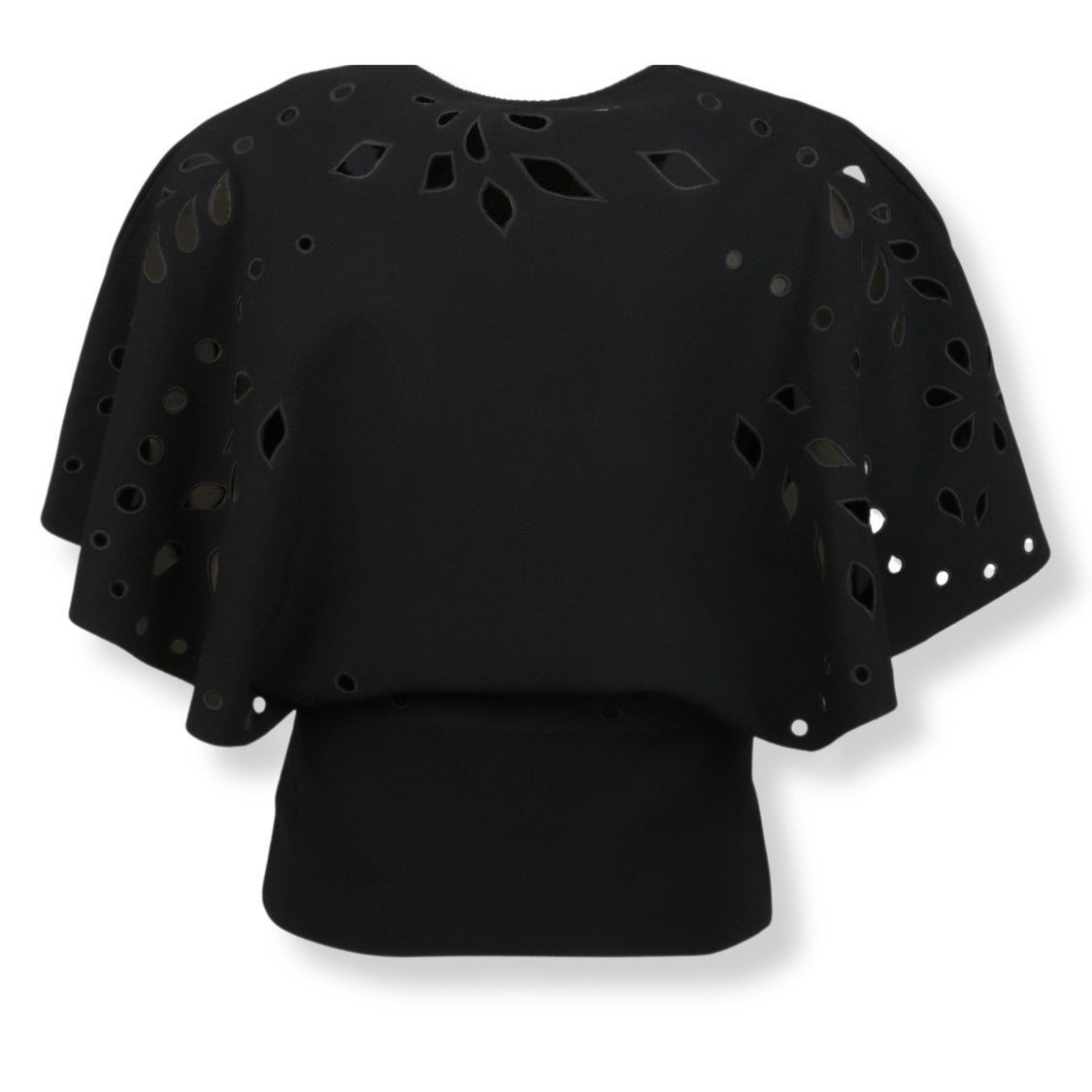 Ulla Johnson Cape Sleeve Knit Top With Textured Fabric And Relaxed Cut