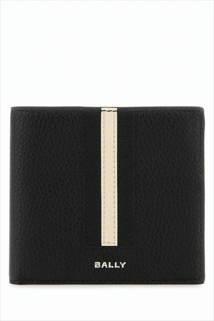 Bally Textured Calf Leather Bifold Wallet