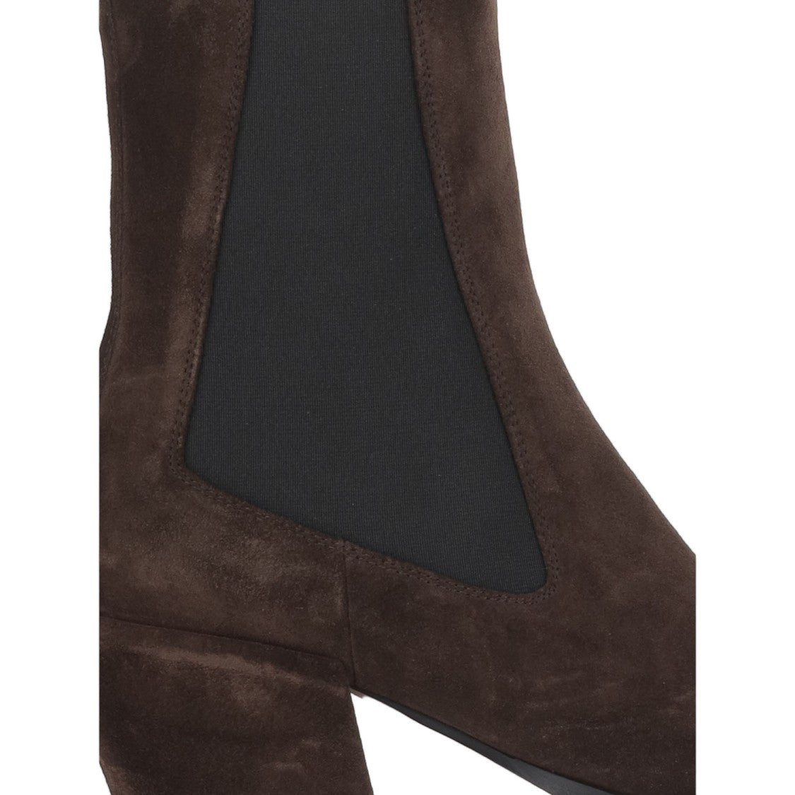 Paris Texas Brown Square Toe Suede Boots