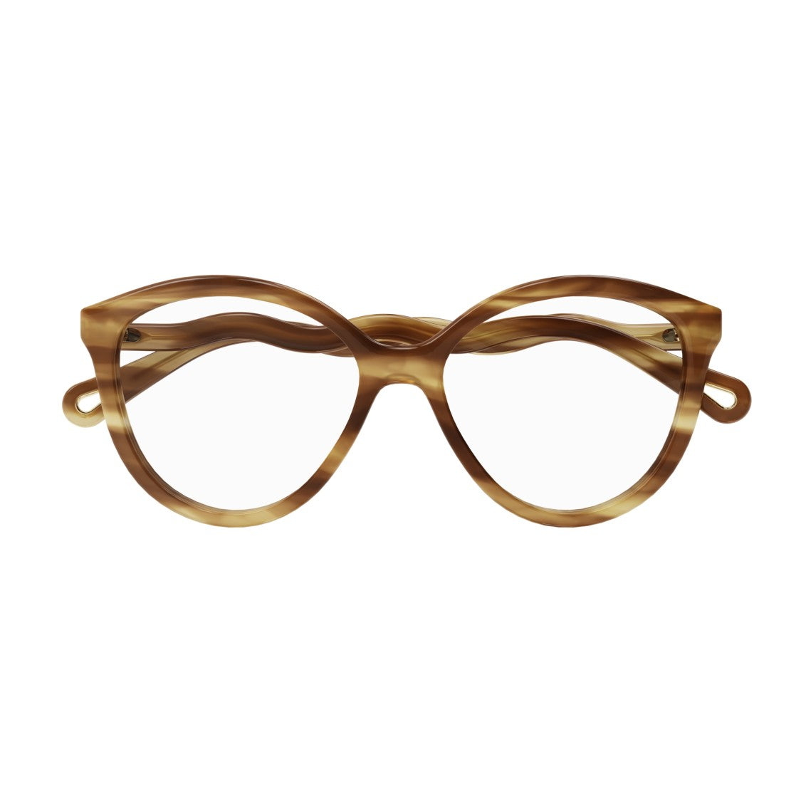 Chloé Ch0089o Rounded Tortoiseshell Frame Eyeglasses