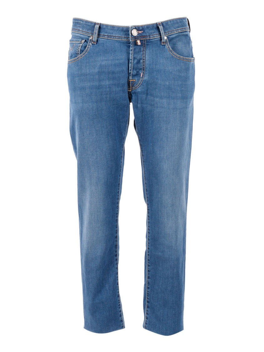 Jacob Cohen Nick Slim Fit Faded Jeans