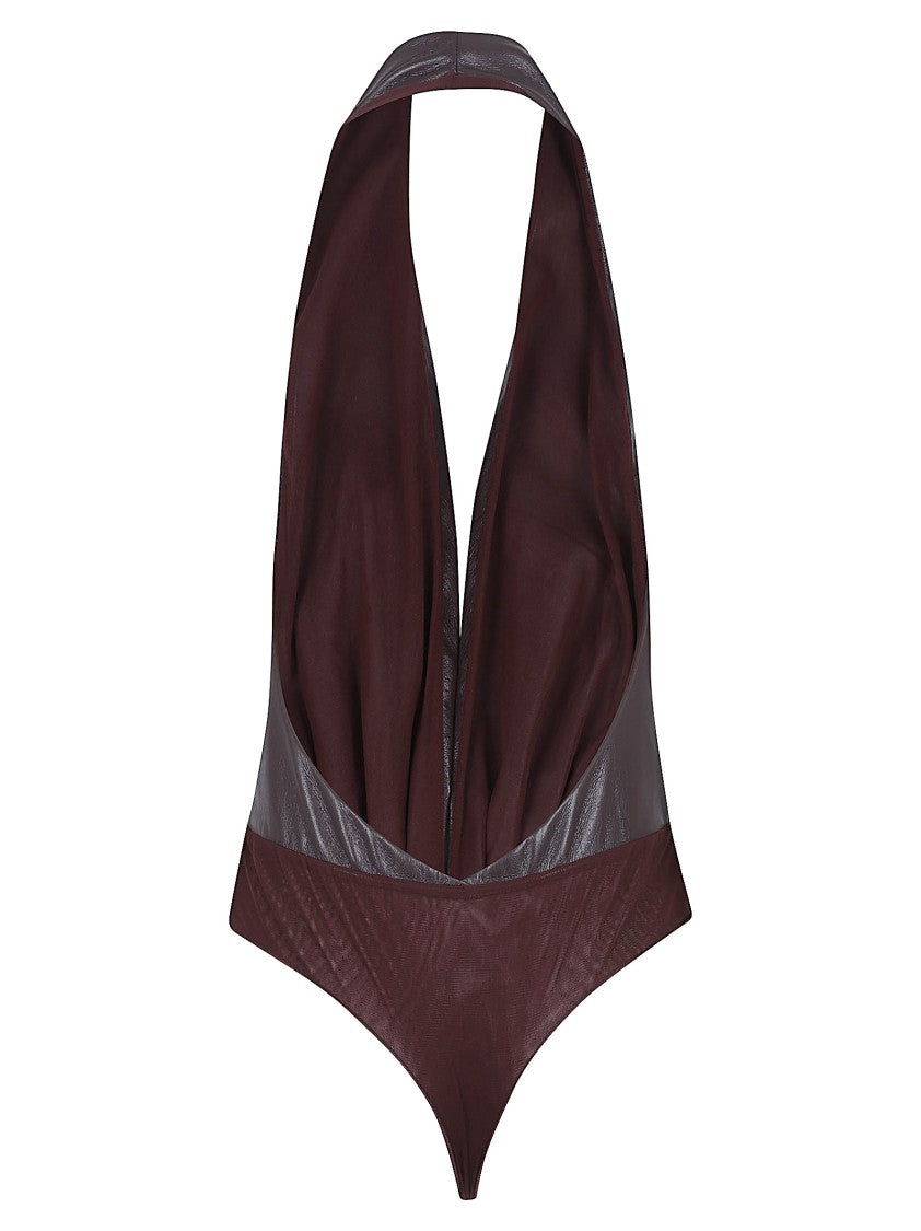 The Andamane Zendaya Bodysuit - Sleeveless Deep Vneck Bodysuit