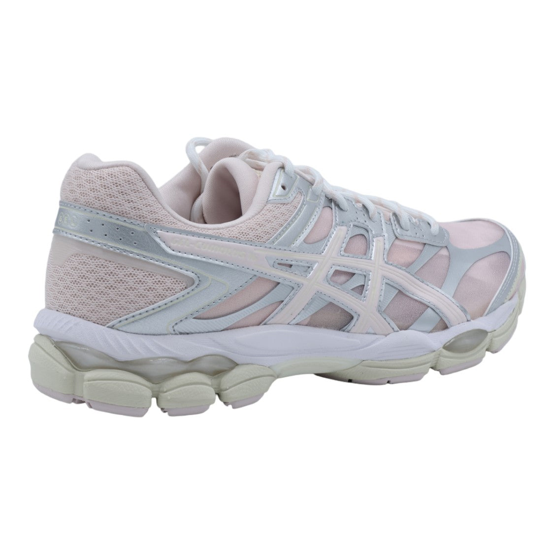 Asics Translucent Mesh Sneakers With Structured Overlays