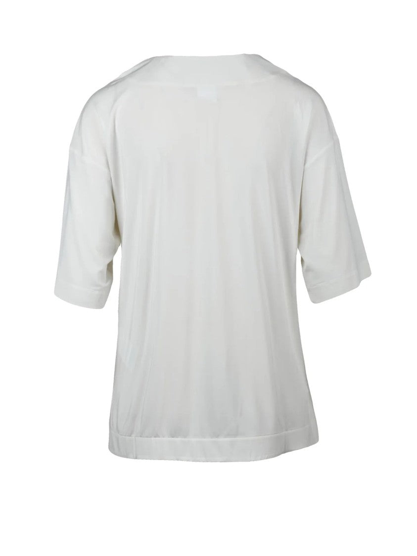 Max Mara White Viscose Blouse