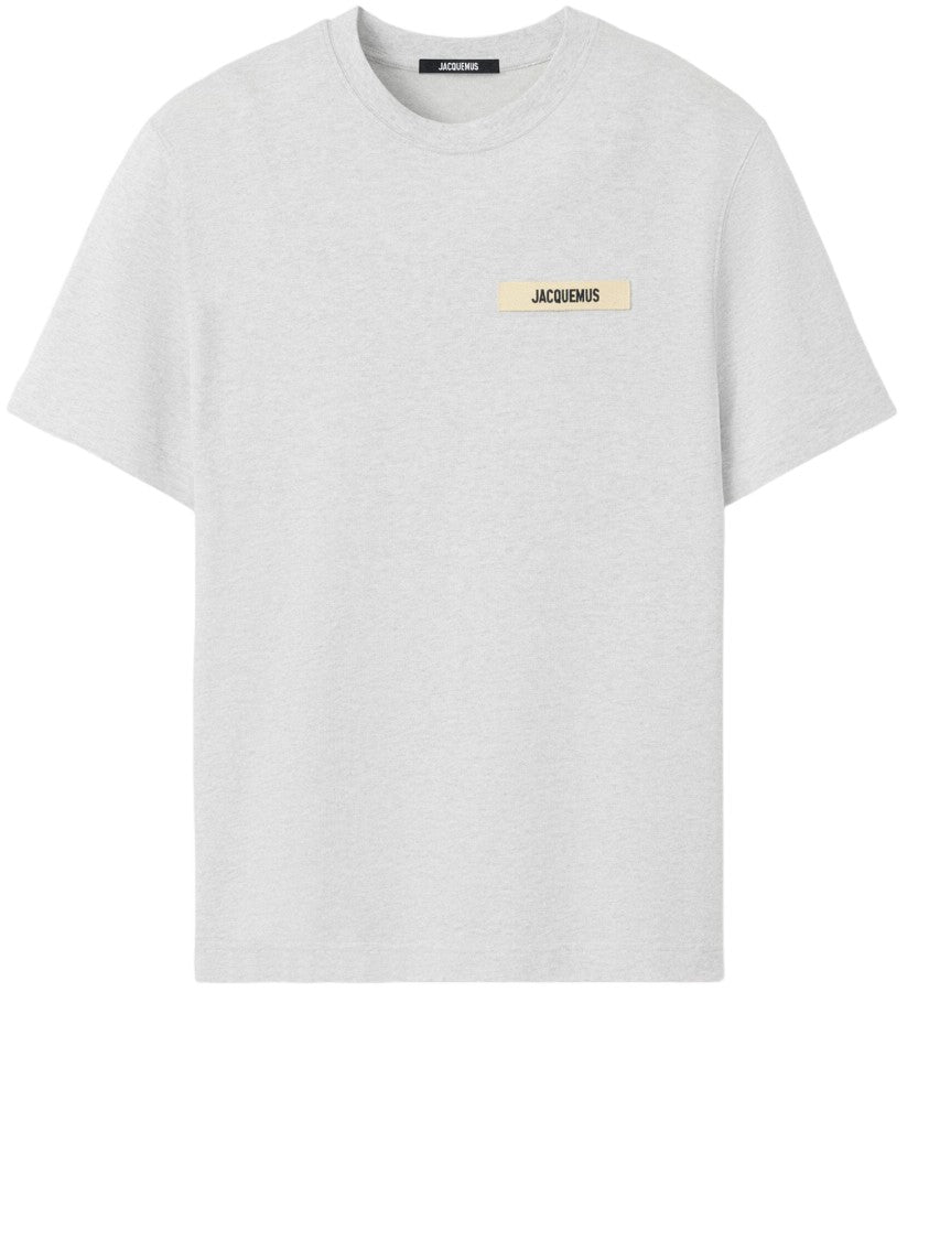 Jacquemus Embroidered Grosgrain Logo Cotton T-Shirt