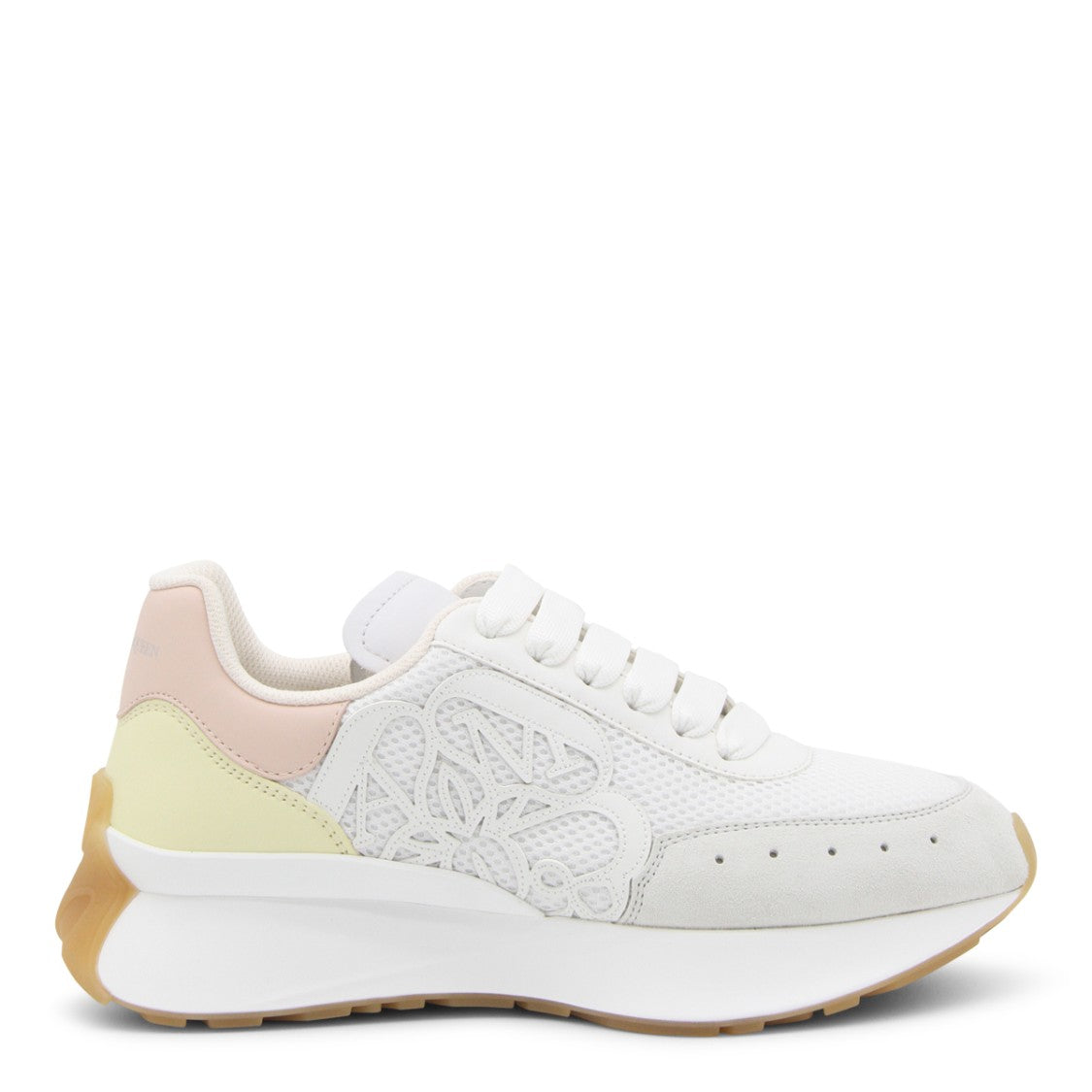Alexander Mcqueen White Cotton Laces Sneakers