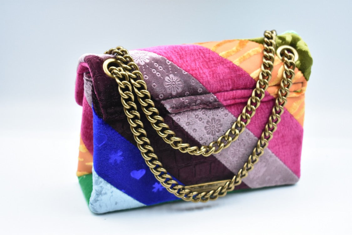 Kurt Geiger Patchwork Handbag With Decorative Clasp