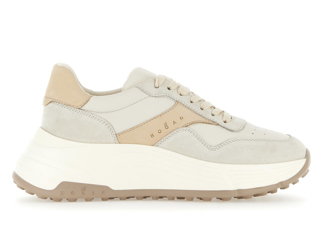 Hogan Chunky Sole Sneakers With Textured Tread