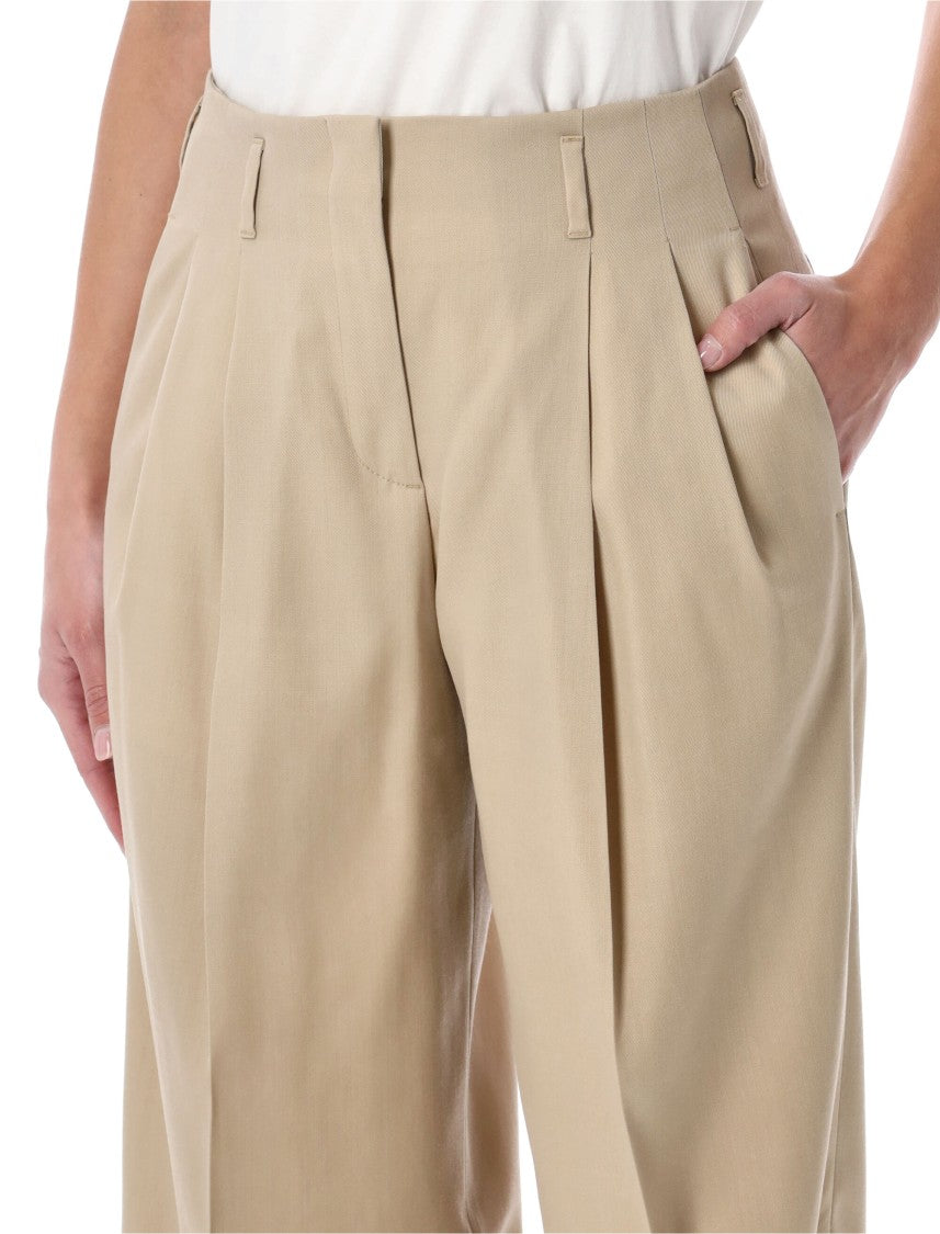 Golden Goose Wide Pant Wool Gabardine